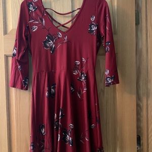 Brand new burgundy dress
